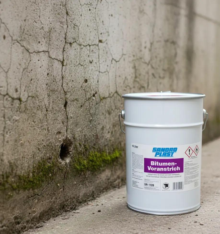 Bitumen Voranstrich Grundierung Haftvermittler DIN 18533-2 für Beton Mauerwerk - Grundierung Haftvermittler Primer Vorbereitung - Vorschau